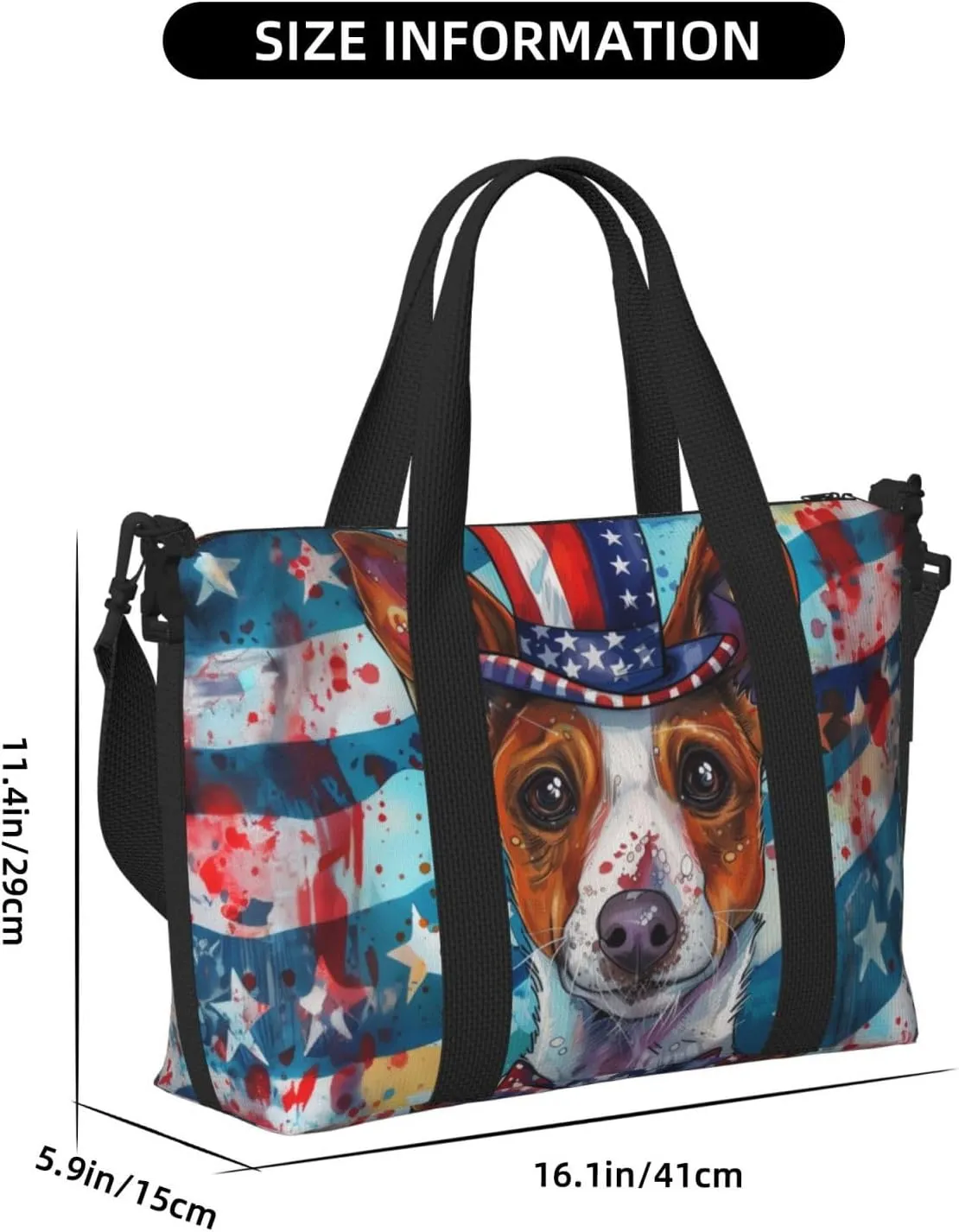 Basenji print Travel Duffel Bag, Sports Tote Gym Bag, Swim Pool Bag Large Shoulder Tote Bag for Beach Weekender, 202-406-121