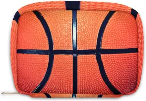 Basketball Travel Toiletry Bag for Boys Men, Waterproof Small Dopp Kit for Women, Shaving Bag with Large Capacity for Travel,Sports Shower