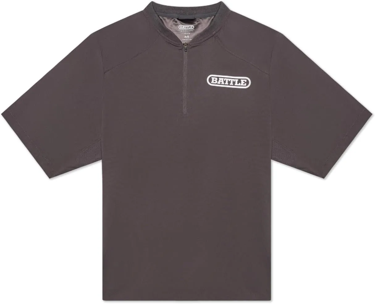 Battle Sports Coaches Jacket, Water Repellent, Zip Front, Lightweight, UPF 30  Sun Protection