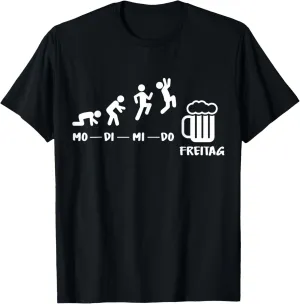 Bier Woche Endlich Freitag Beer Drinker Weekender Saufen T-Shirt