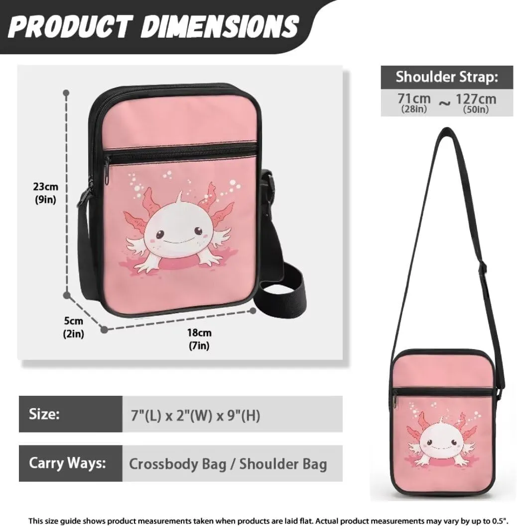 Boatee Small Messenger Bag for Men Galaxy Crossbody Purse with Pockets