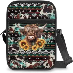 Boatee Small Messenger Bag for Men Galaxy Crossbody Purse with Pockets