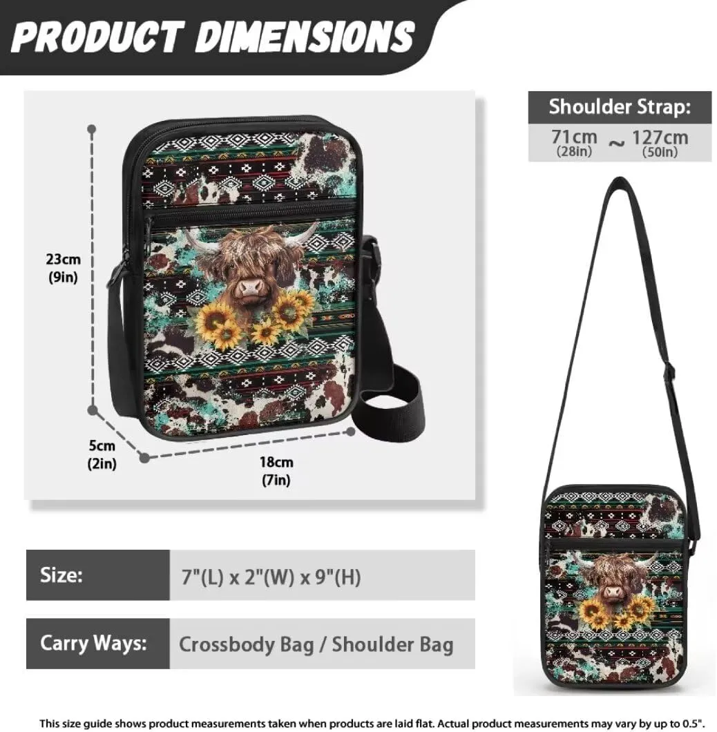 Boatee Small Messenger Bag for Men Galaxy Crossbody Purse with Pockets