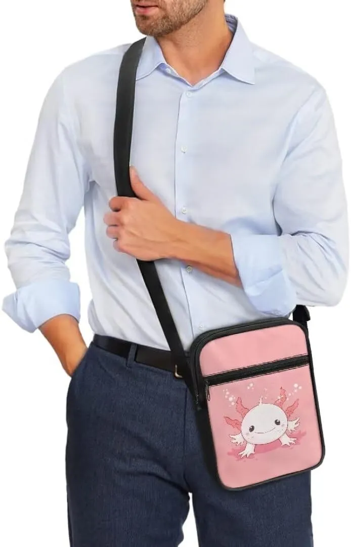 Boatee Small Messenger Bag for Men Galaxy Crossbody Purse with Pockets