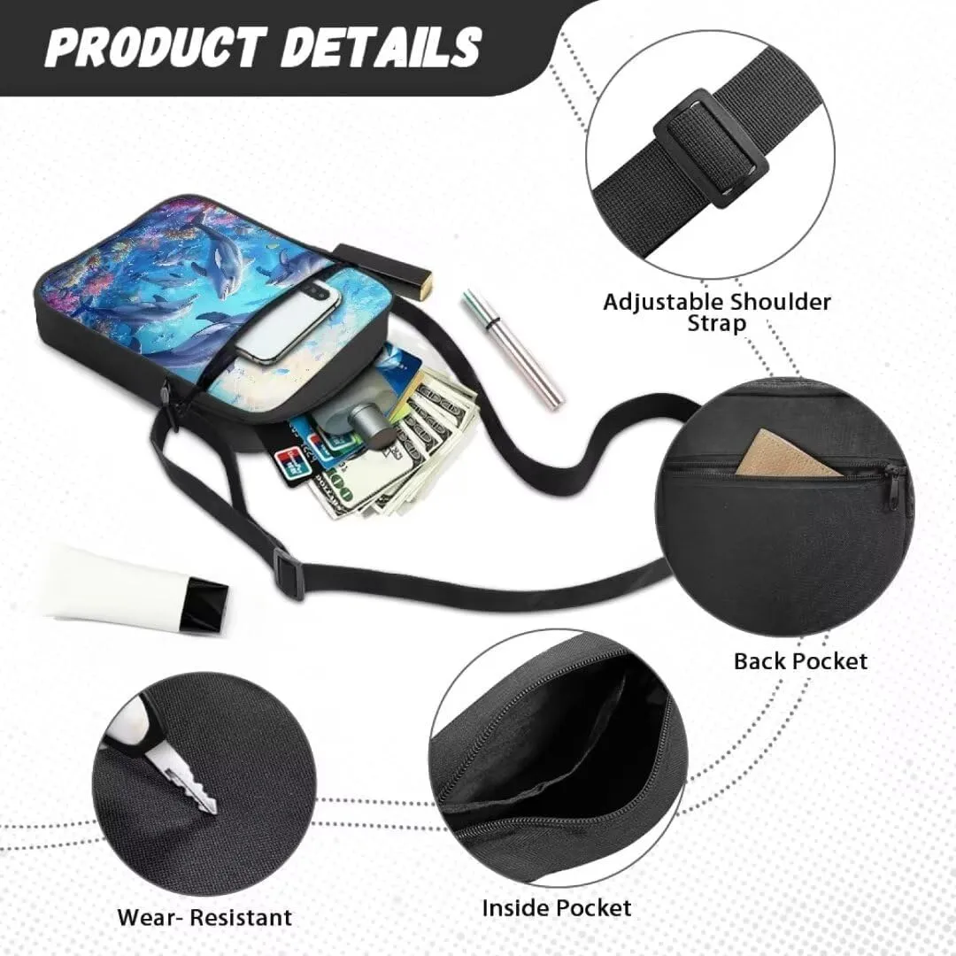 Boatee Small Messenger Bag for Women Casual Multi-Purpose Crossbody Handbag