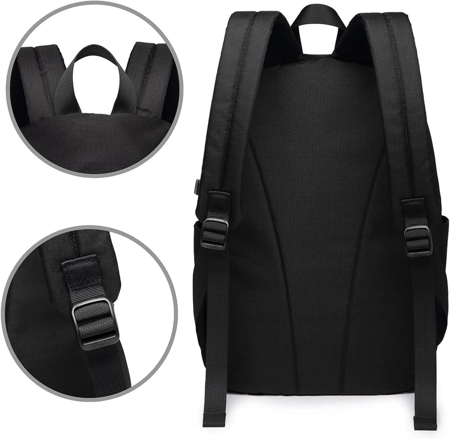 Boho Magic Tarot Witch Backpack, 17 Inch Travel Business Laptop Backpack With USB Port for Women Men