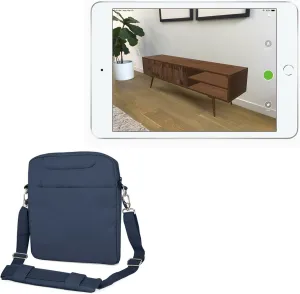 BoxWave Case Compatible with Apple iPad Air (3rd Gen 2019) - Encompass Urban Bag, Over Shoulder Messenger Straps Handle Bag Pockets - Navy