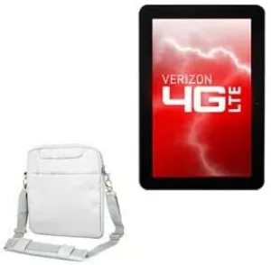 BoxWave Case Compatible with Galaxy Tab 10.1 SCH-i905 (Verizon 4G LTE) - Encompass Urban Bag, Over Shoulder Messenger Straps Handle Bag Pockets - Cool Grey