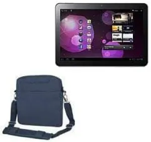 BoxWave Case Compatible with Galaxy Tab 10.1v P7100 (EU) - Encompass Urban Bag, Over Shoulder Messenger Straps Handle Bag Pockets - Navy