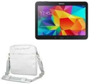 BoxWave Case Compatible with Galaxy Tab S 10.5 - Encompass Urban Bag, Over Shoulder Messenger Straps Handle Bag Pockets - Cool Grey