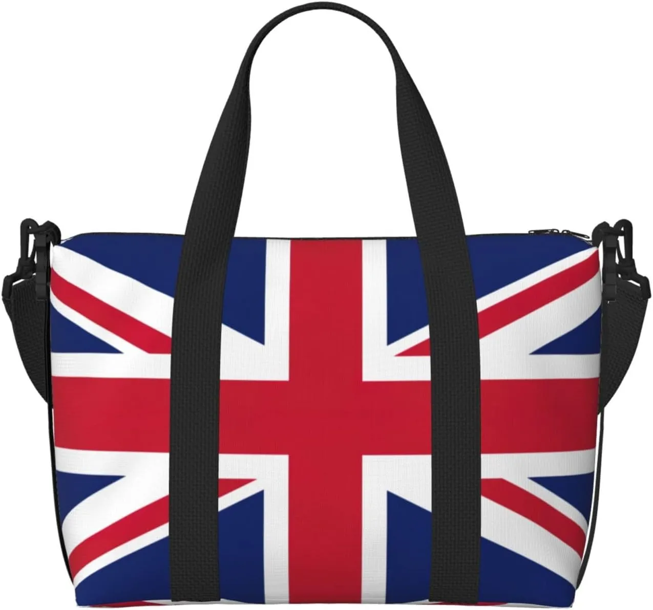 British flag print Womens travel bags, weekender carry on for women, sports Gym Bag, Overnight Carry on Bag