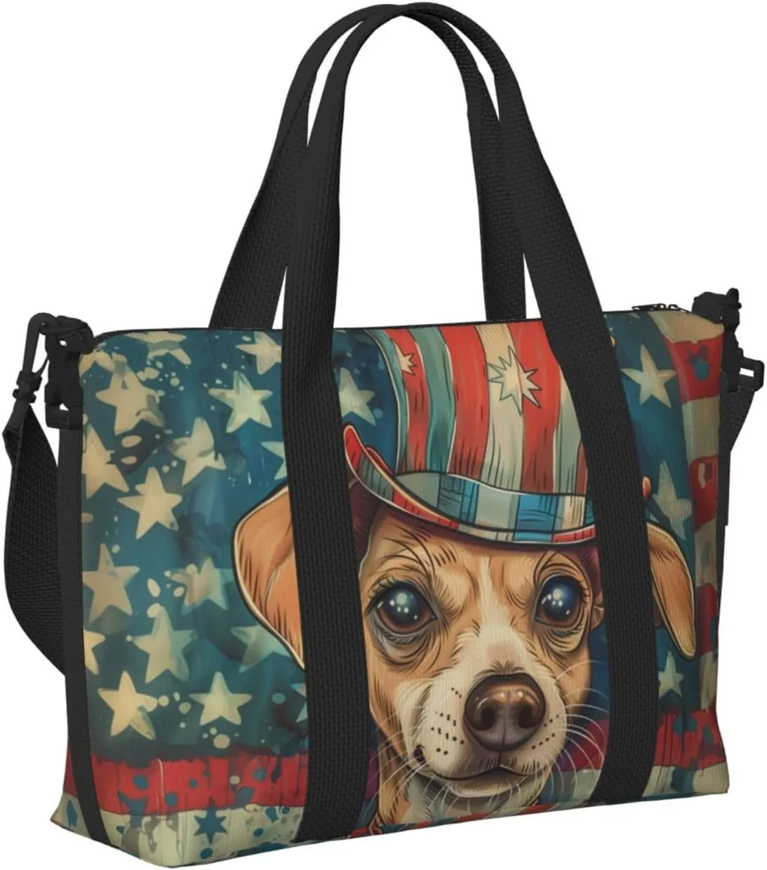Brittany print Travel Duffel Bag, Sports Tote Gym Bag, Swim Pool Bag Large Shoulder Tote Bag for Beach Weekender