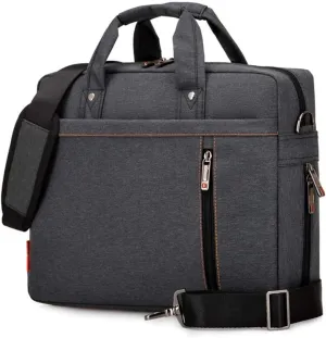 Business Briefcase Messenger Handbag, Protective Laptop Shoulder Crossbody Handbag Messenger Bag