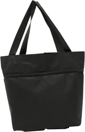 Cabilock Collapsible Trolley Bag Folding Shopping Bag with Wheels Foldable Grocery Bag Laundry Bag