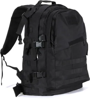 Camping Trekking Touring Mountaineering Bag Outdoor Sports Outdoor Military Fan Tactical Backpack Portable 3d Backpack, Black