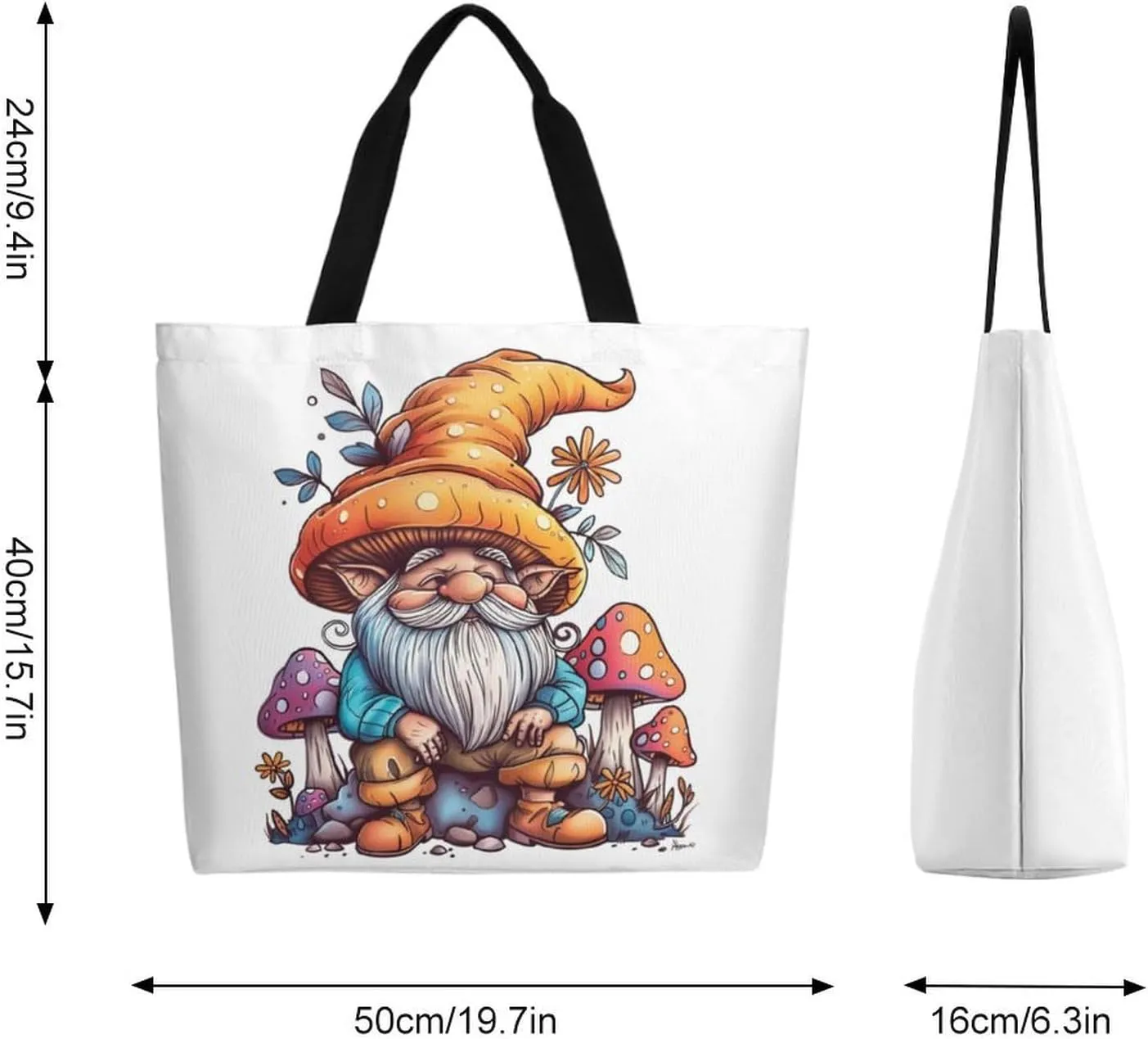 Canvas Tote Bag Large Women Casual Shoulder Bag Handbag Reusable Beach Shopping Grocery Bag For Outdoors