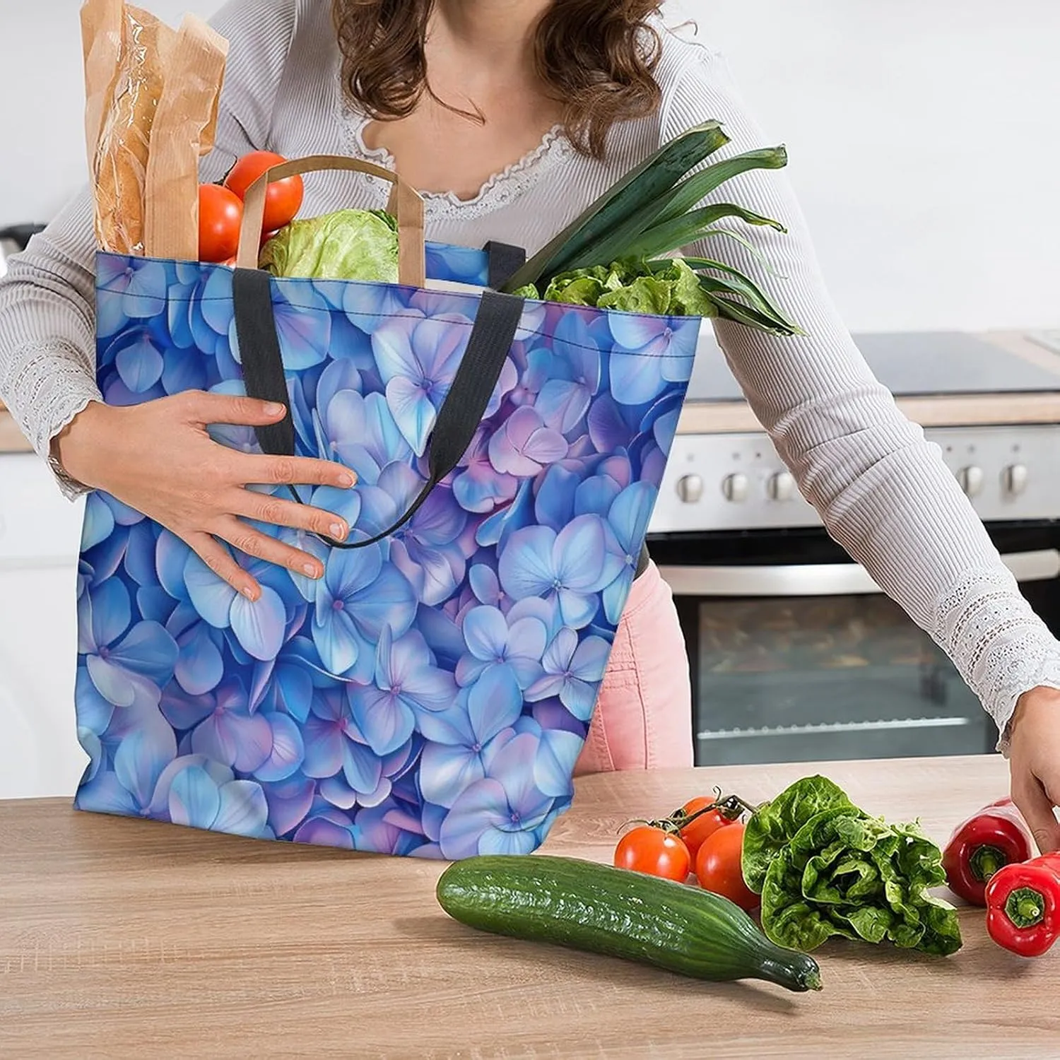 Canvas Tote Bag Large Women Casual Shoulder Bag Handbag Reusable Beach Shopping Grocery Bag For Outdoors