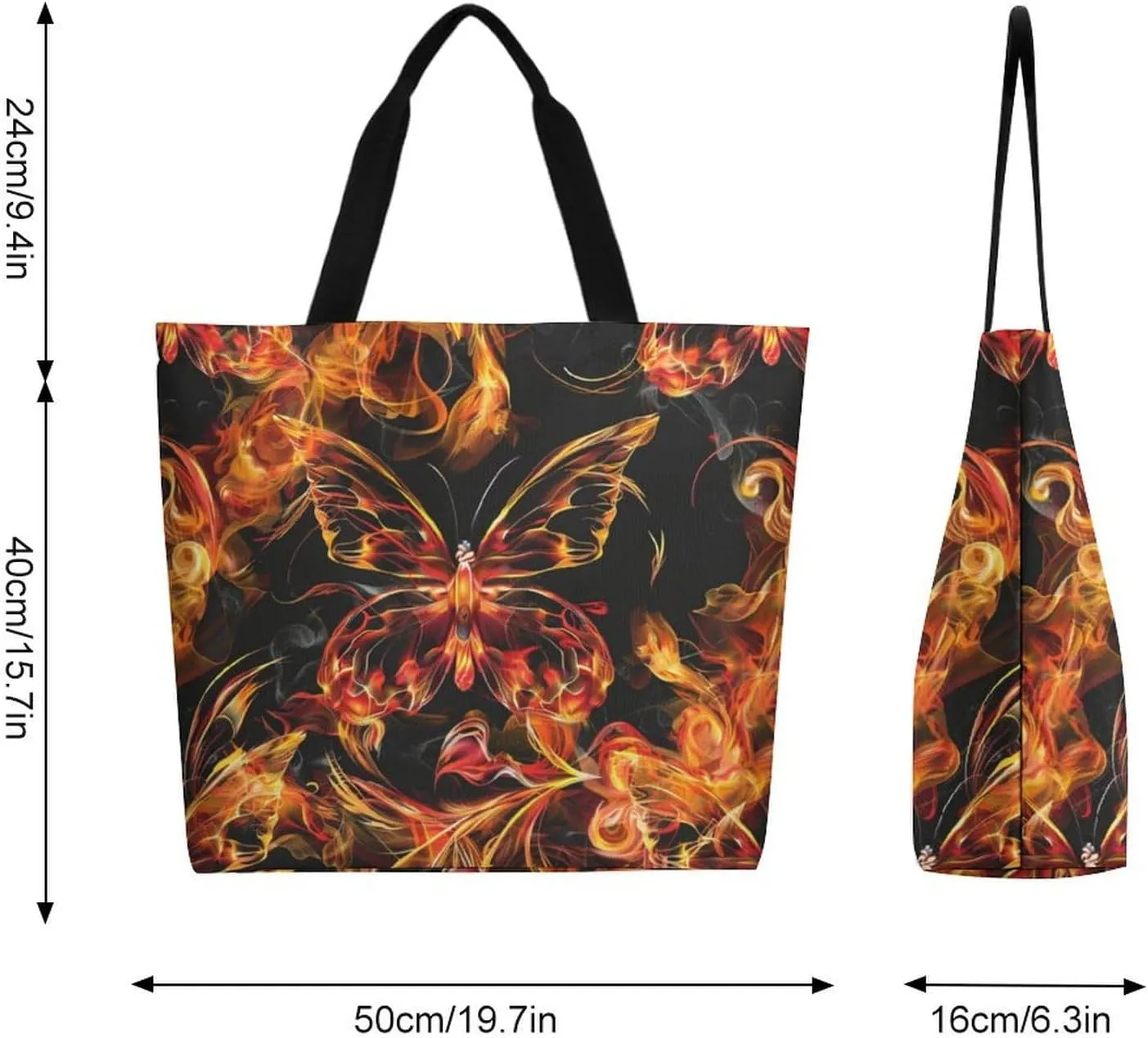 Canvas Tote Bag Large Women Casual Shoulder Bag Handbag Reusable Beach Shopping Grocery Bag For Outdoors