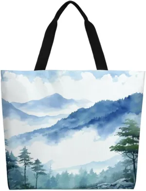 Canvas Tote Bag Large Women Casual Shoulder Bag Handbag Reusable Beach Shopping Grocery Bag For Outdoors
