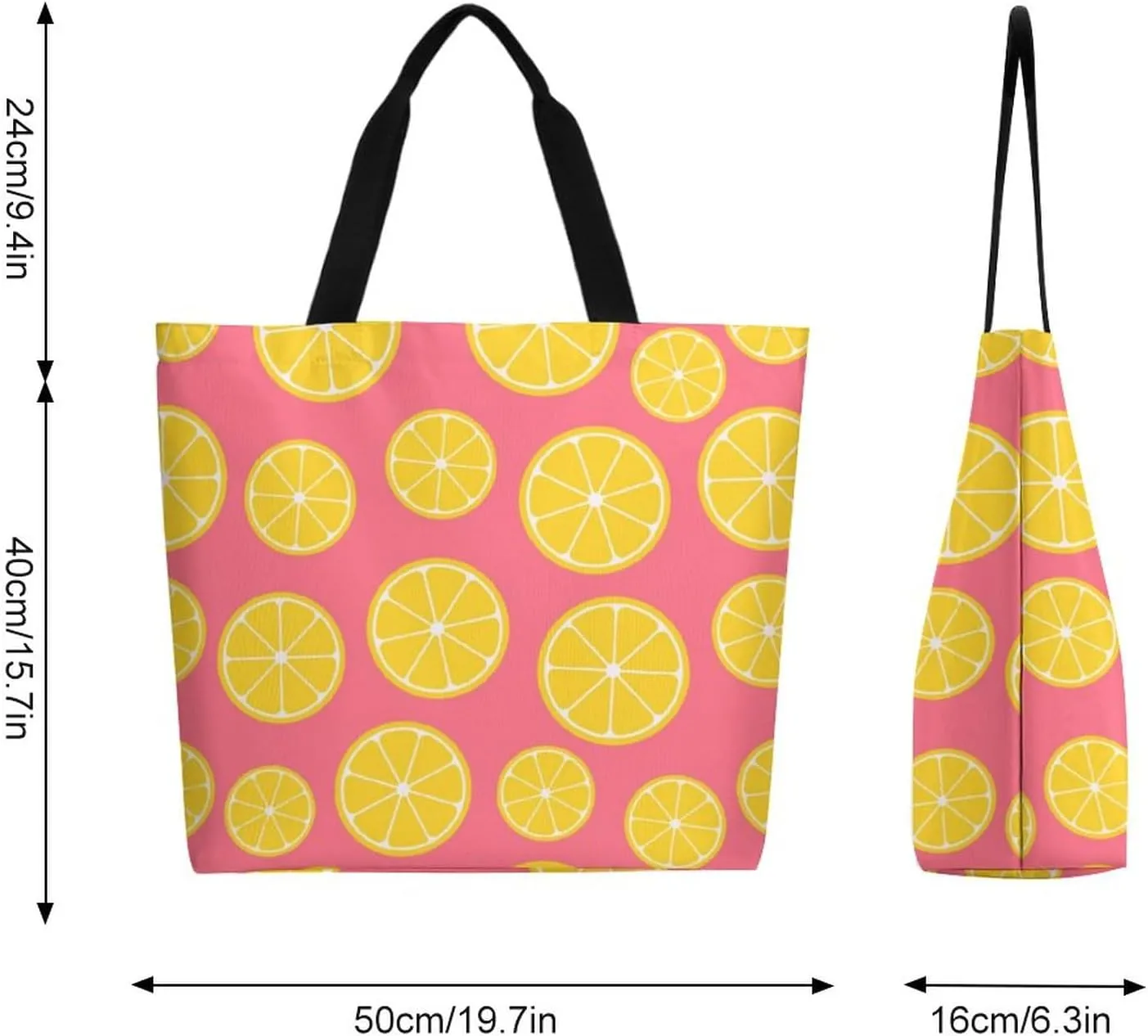 Canvas Tote Bag Large Women Casual Shoulder Bag Handbag Reusable Beach Shopping Grocery Bag For Outdoors