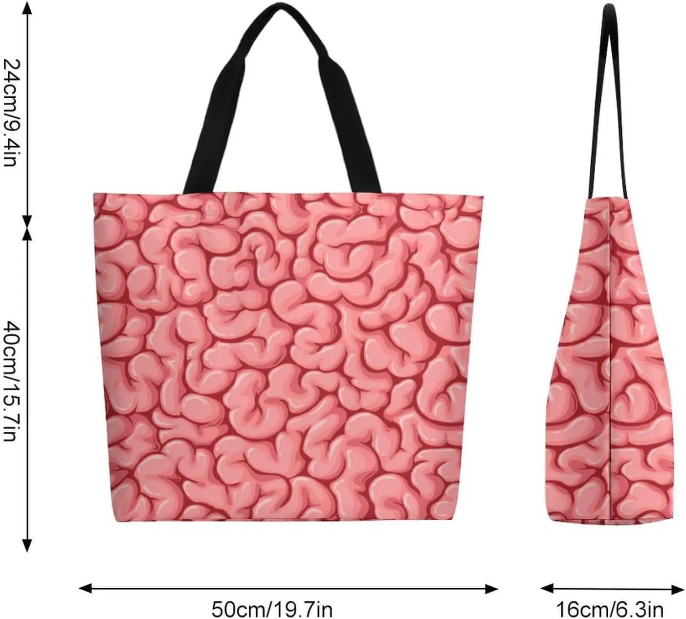 Canvas Tote Bag Large Women Casual Shoulder Bag Handbag Reusable Beach Shopping Grocery Bag For Outdoors