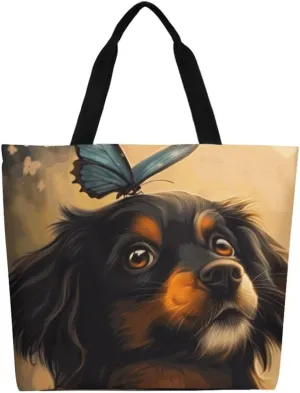 Canvas Tote Bag Large Women Casual Shoulder Bag Handbag Reusable Beach Shopping Grocery Bag For Outdoors