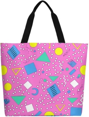 Canvas Tote Bag Large Women Casual Shoulder Bag Handbag Reusable Beach Shopping Grocery Bag For Outdoors