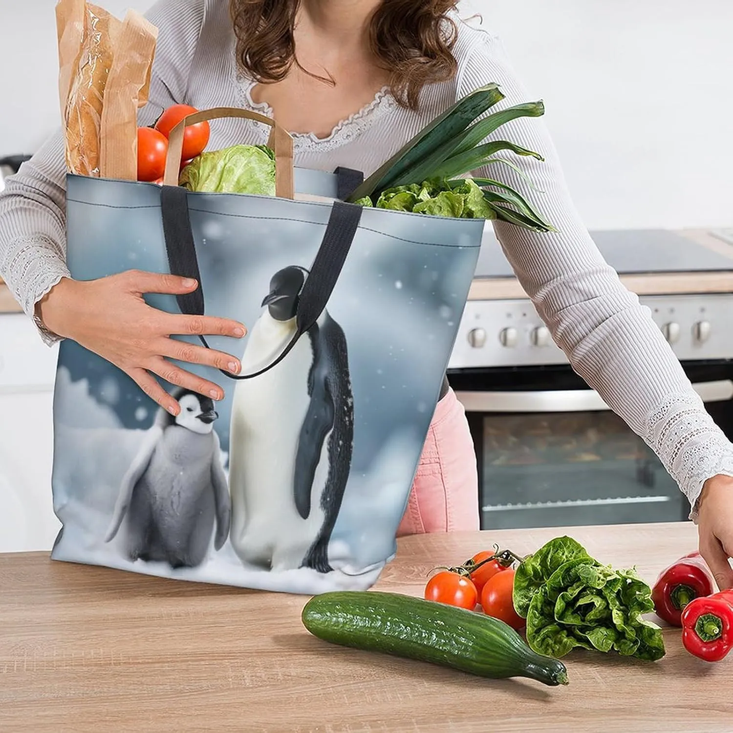 Canvas Tote Bag Large Women Casual Shoulder Bag Handbag Reusable Beach Shopping Grocery Bag For Outdoors