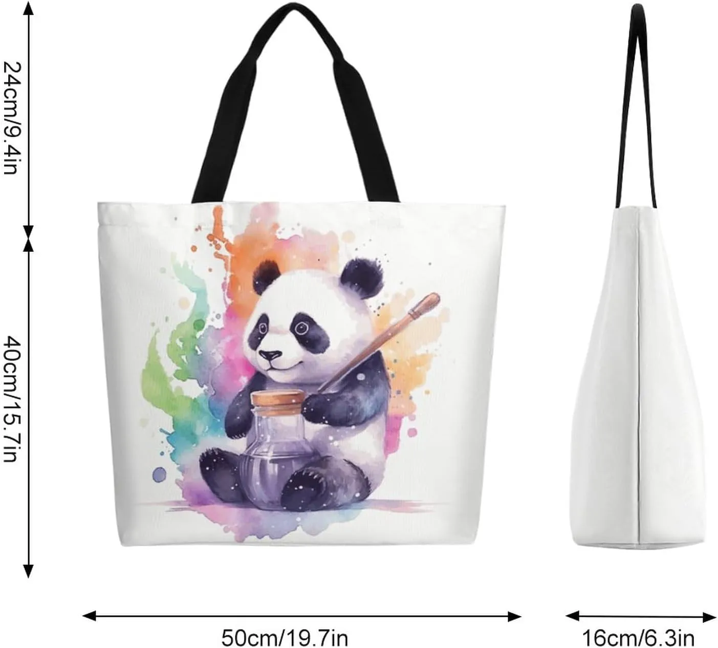 Canvas Tote Bag Large Women Casual Shoulder Bag Handbag Reusable Beach Shopping Grocery Bag For Outdoors