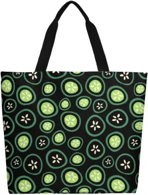 Canvas Tote Bag Large Women Casual Shoulder Bag Handbag Reusable Beach Shopping Grocery Bag For Outdoors