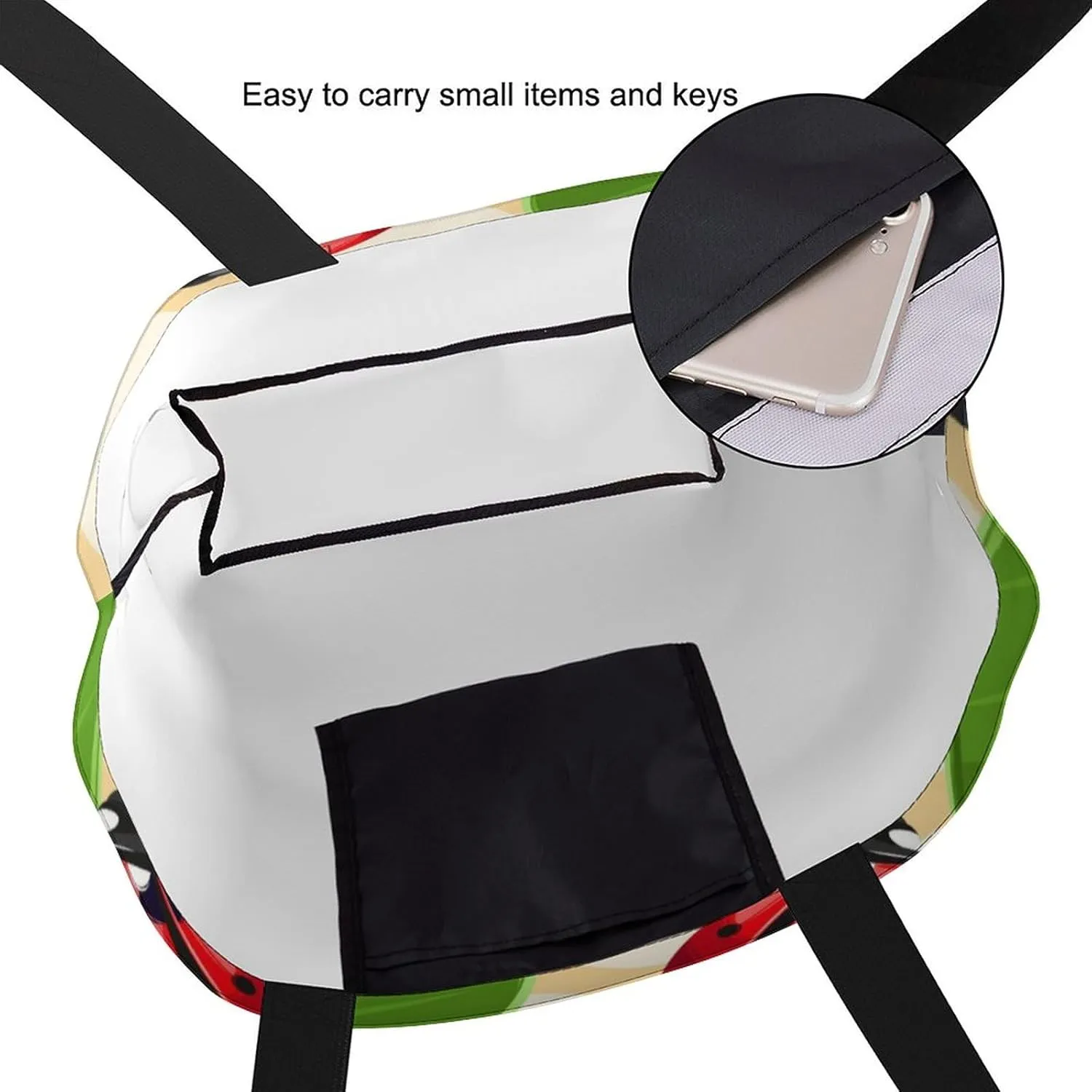 Canvas Tote Bag Large Women Casual Shoulder Bag Handbag Reusable Beach Shopping Grocery Bag For Outdoors