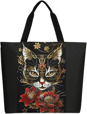 Canvas Tote Bag Large Women Casual Shoulder Bag Handbag Reusable Beach Shopping Grocery Bag For Outdoors