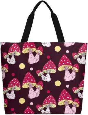 Canvas Tote Bag Large Women Casual Shoulder Bag Handbag Reusable Beach Shopping Grocery Bag For Outdoors