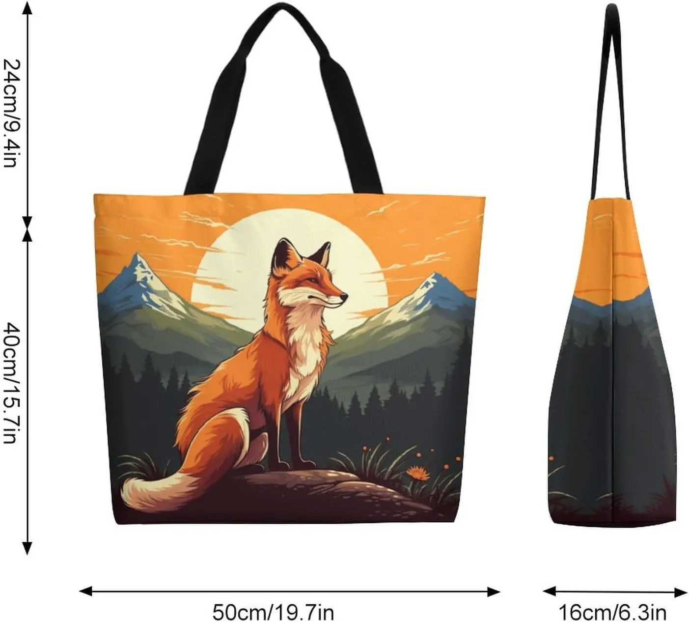 Canvas Tote Bag Large Women Casual Shoulder Bag Handbag Reusable Beach Shopping Grocery Bag For Outdoors