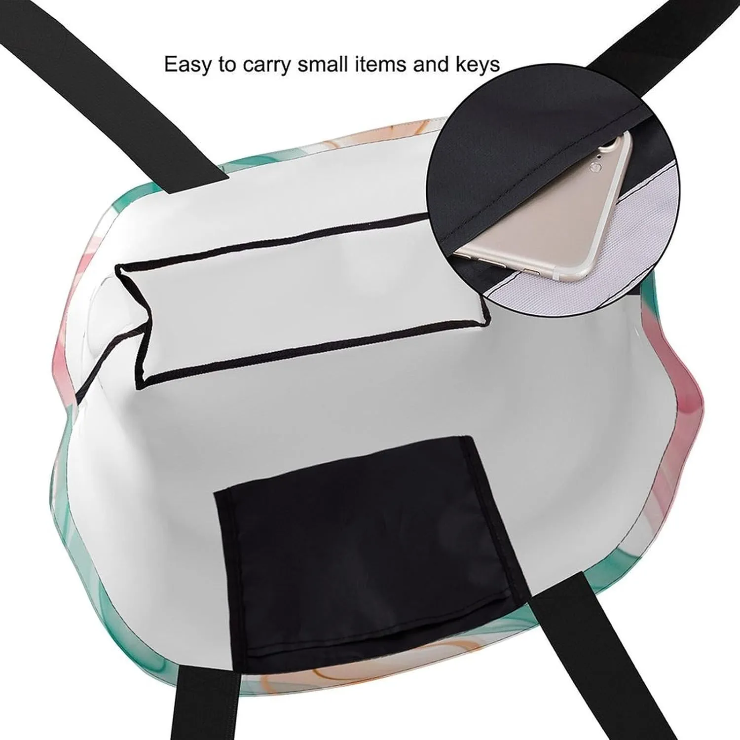 Canvas Tote Bag Large Women Casual Shoulder Bag Handbag Reusable Beach Shopping Grocery Bag For Outdoors