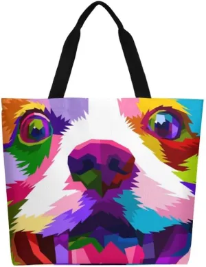 Canvas Tote Bag Large Women Casual Shoulder Bag Handbag Reusable Beach Shopping Grocery Bag For Outdoors