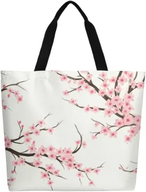 Canvas Tote Bag Large Women Casual Shoulder Bag Handbag Reusable Beach Shopping Grocery Bag For Outdoors