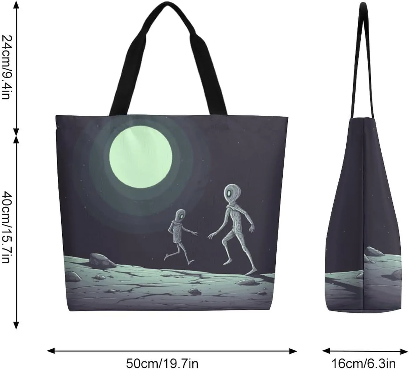 Canvas Tote Bag Large Women Casual Shoulder Bag Handbag Reusable Beach Shopping Grocery Bag For Outdoors