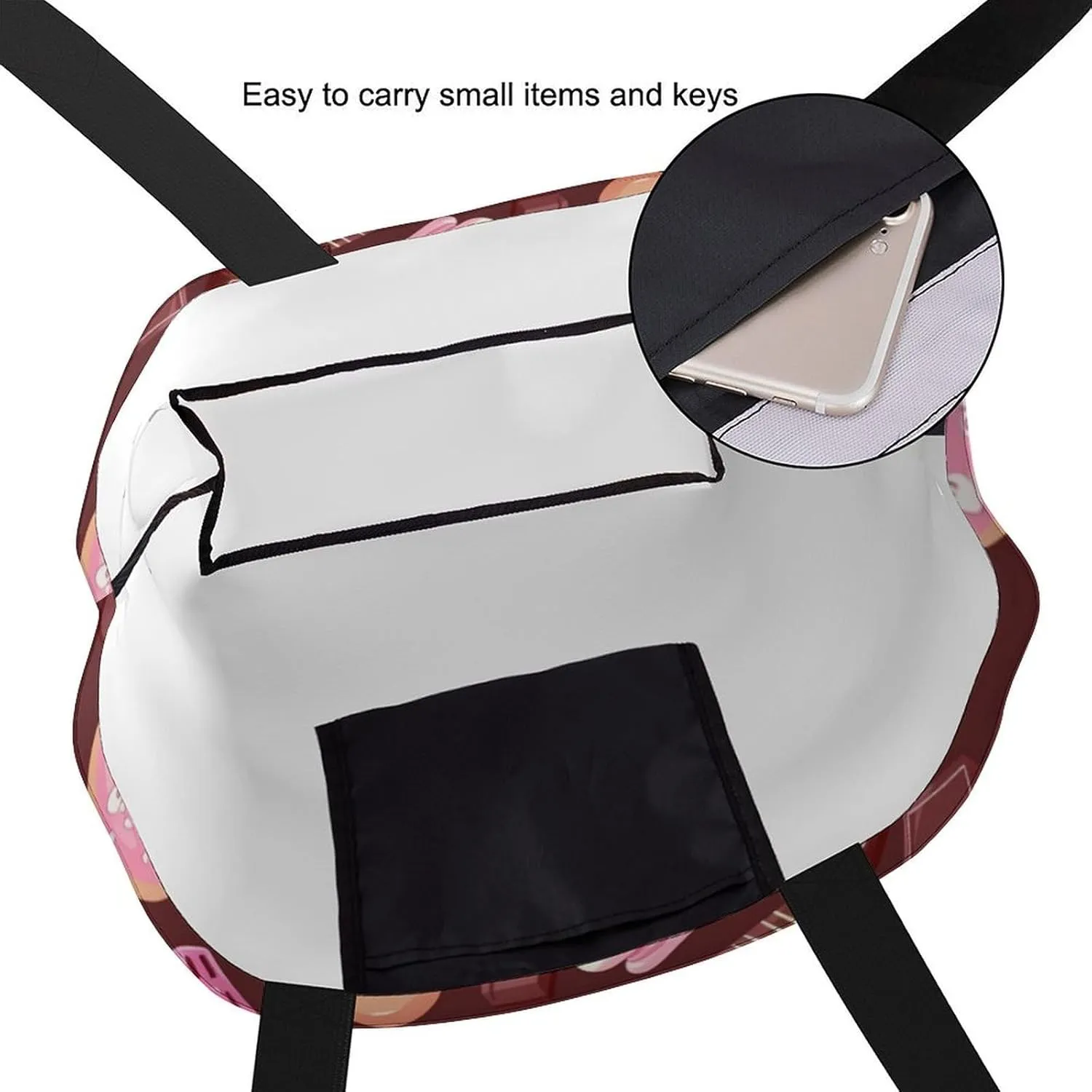 Canvas Tote Bag Large Women Casual Shoulder Bag Handbag Reusable Beach Shopping Grocery Bag For Outdoors