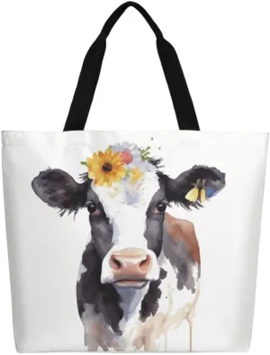 Canvas Tote Bag Large Women Casual Shoulder Bag Handbag Reusable Beach Shopping Grocery Bag For Outdoors