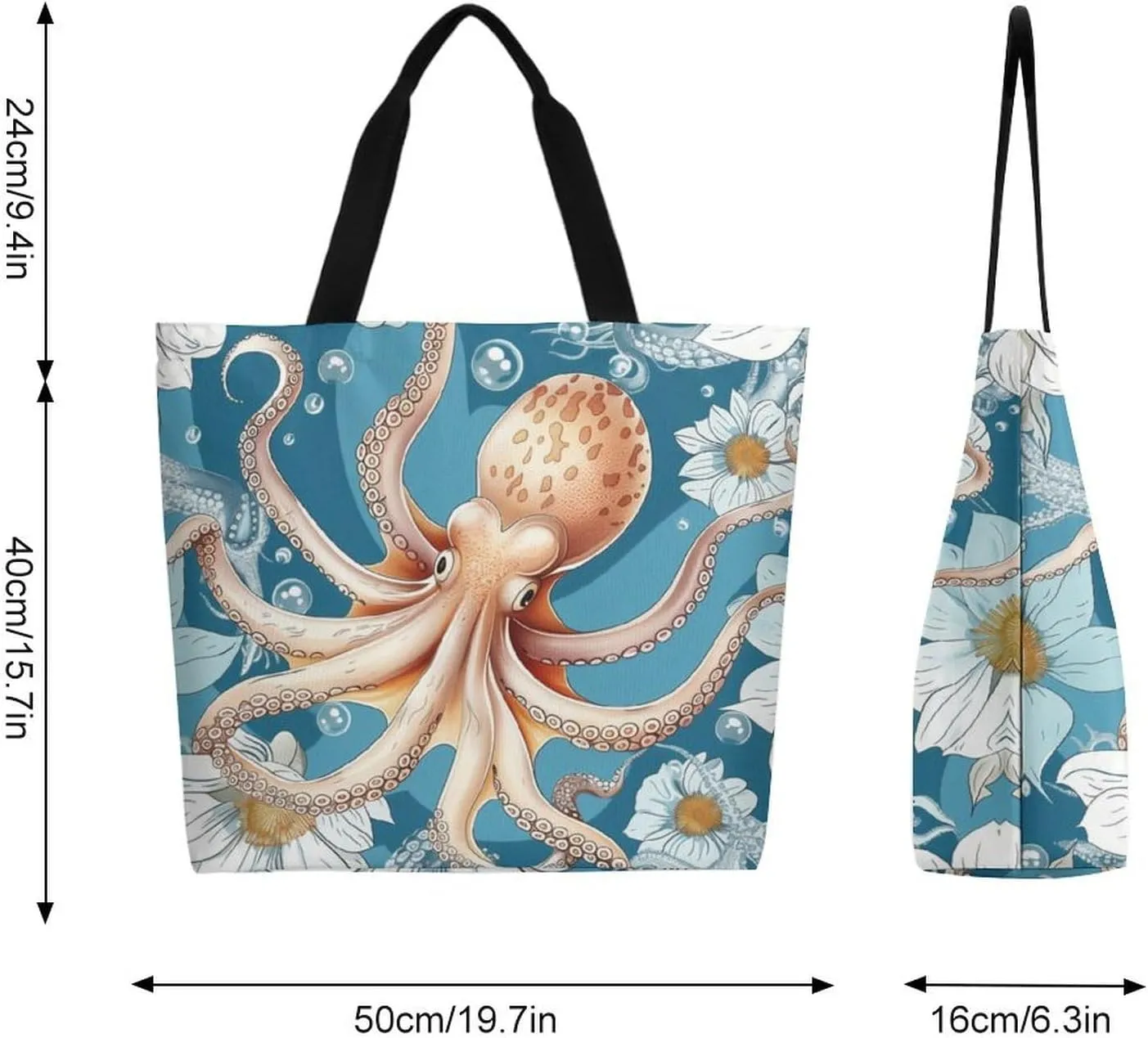 Canvas Tote Bag Large Women Casual Shoulder Bag Handbag Reusable Beach Shopping Grocery Bag For Outdoors