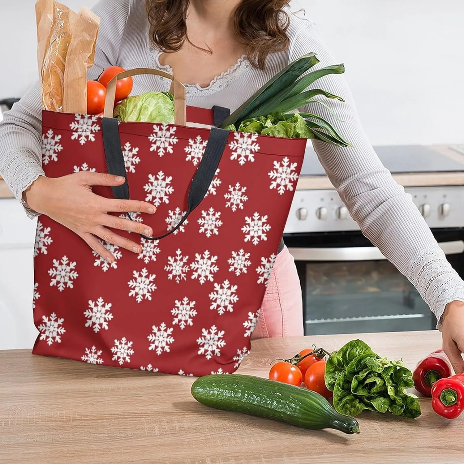 Canvas Tote Bag Large Women Casual Shoulder Bag Handbag Reusable Beach Shopping Grocery Bag For Outdoors