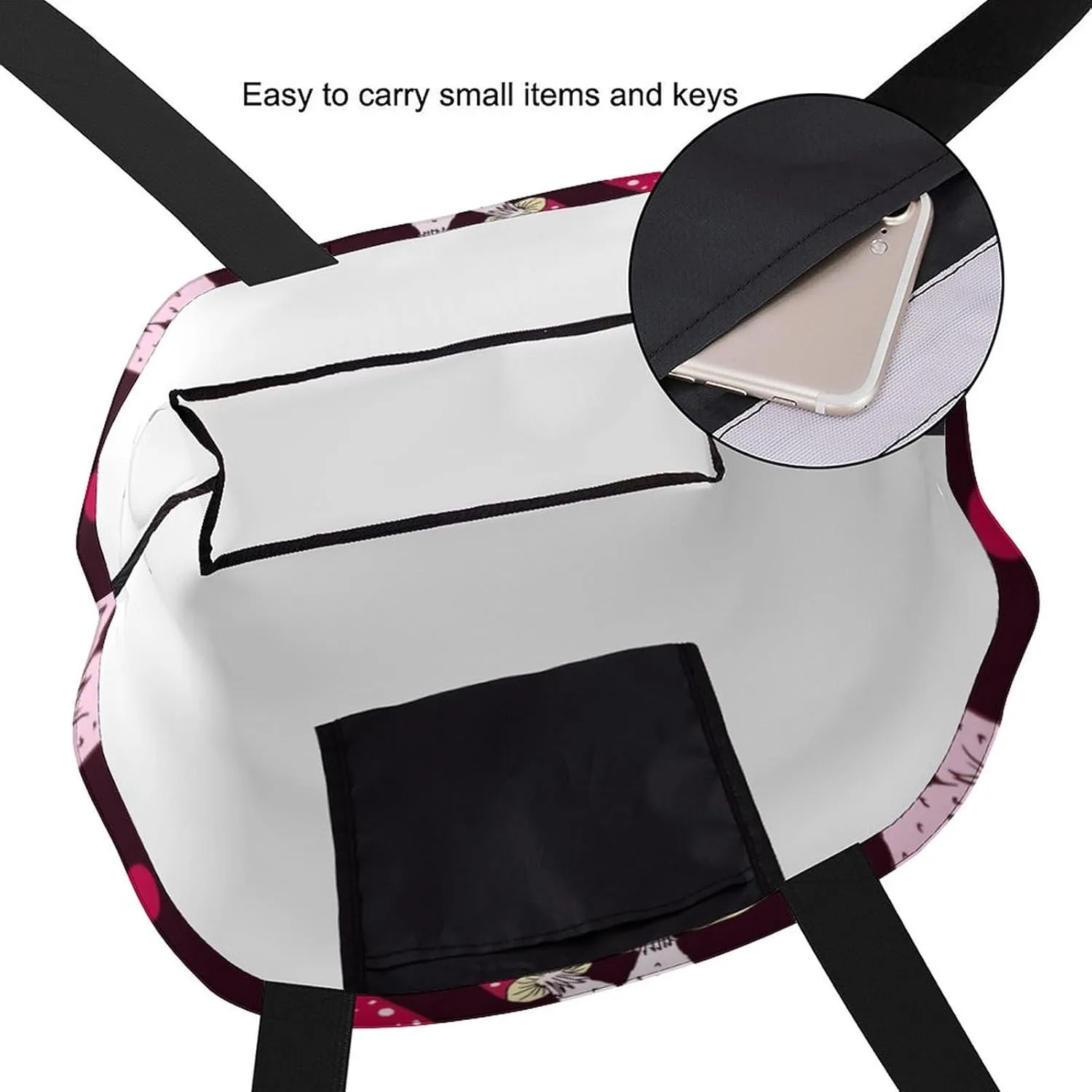 Canvas Tote Bag Large Women Casual Shoulder Bag Handbag Reusable Beach Shopping Grocery Bag For Outdoors