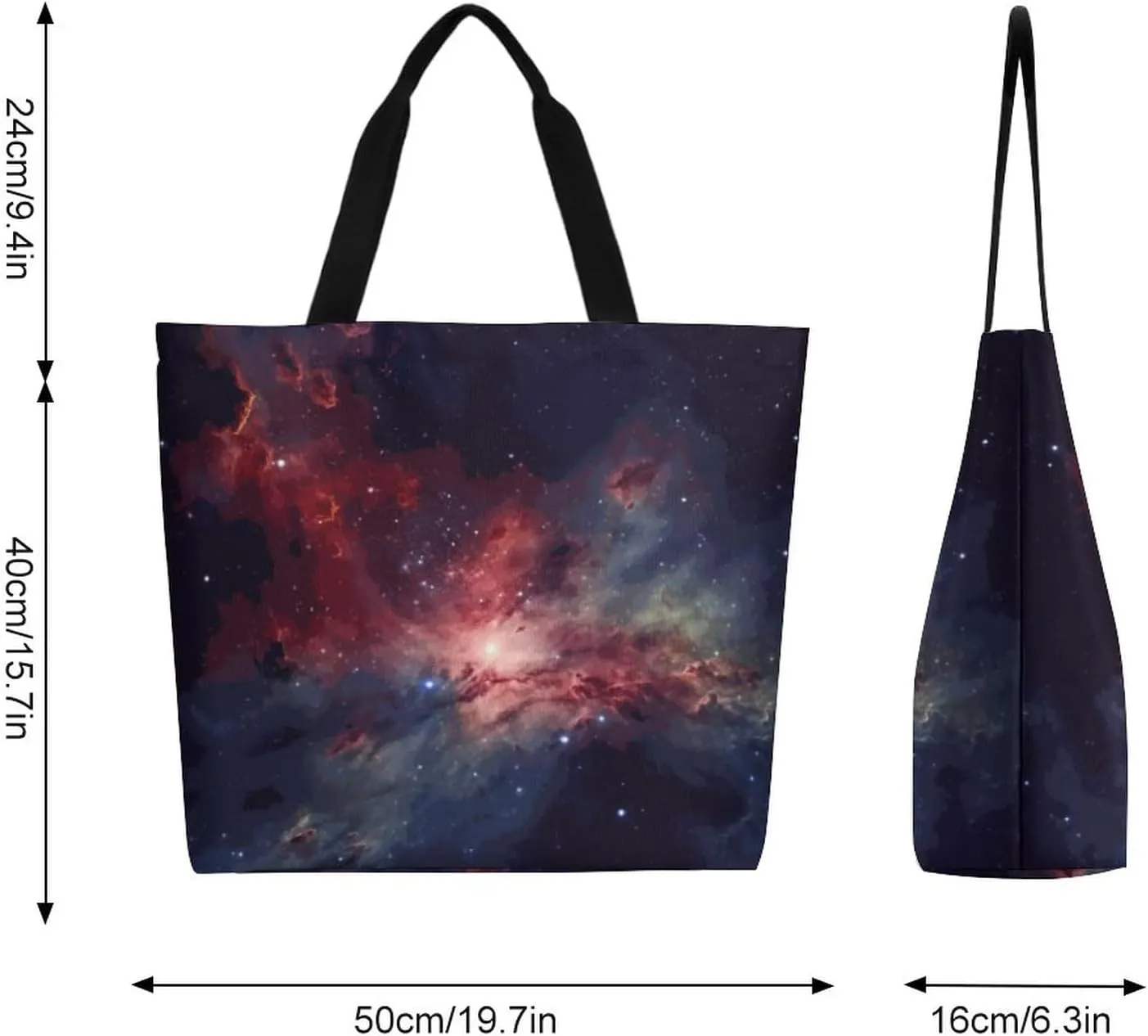 Canvas Tote Bag Large Women Casual Shoulder Bag Handbag Reusable Beach Shopping Grocery Bag For Outdoors