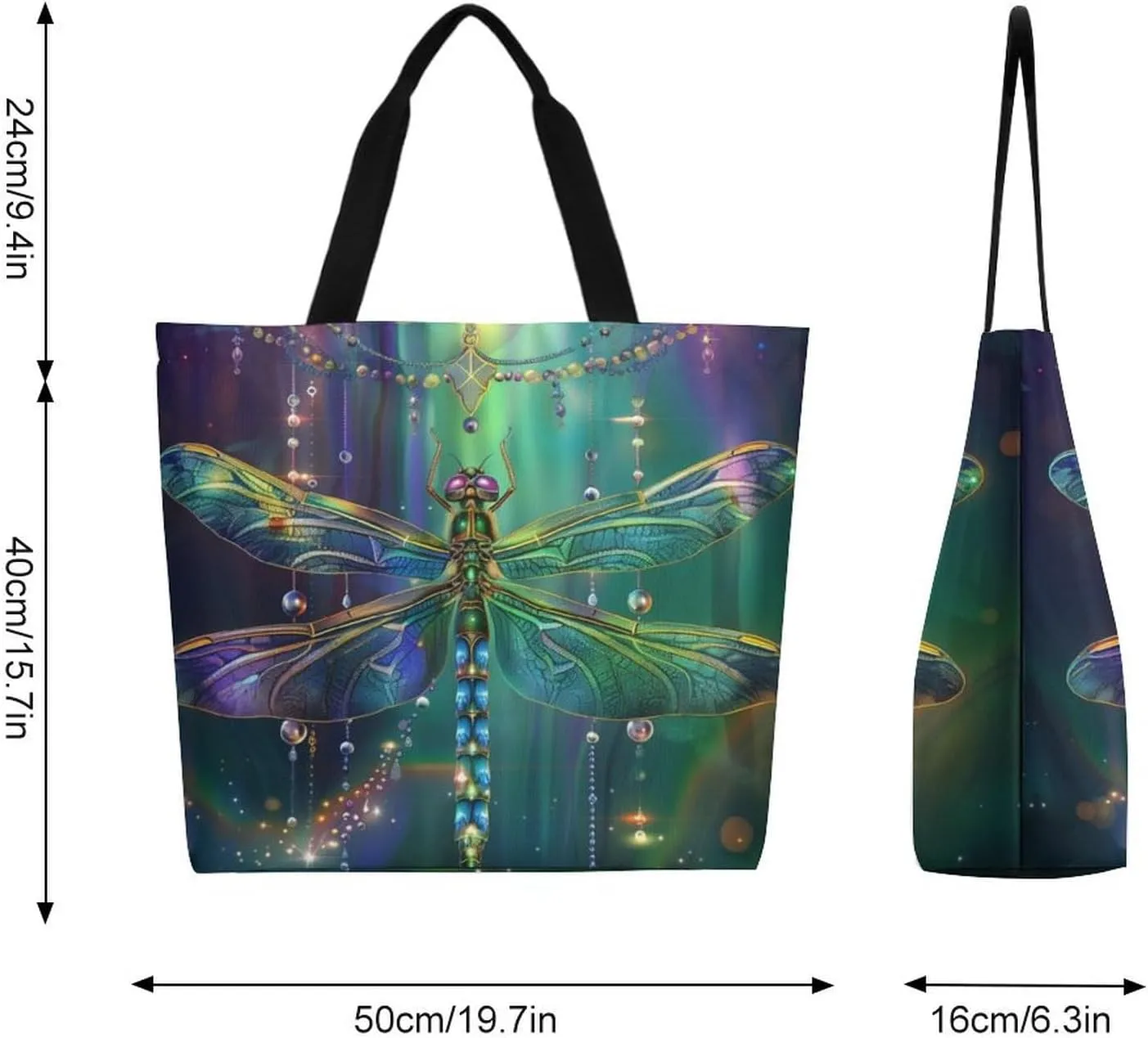 Canvas Tote Bag Large Women Casual Shoulder Bag Handbag Reusable Beach Shopping Grocery Bag For Outdoors
