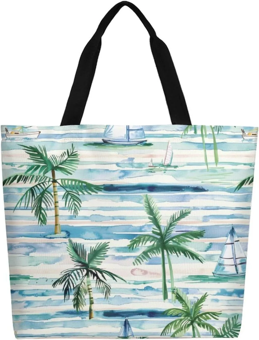 Canvas Tote Bag Large Women Casual Shoulder Bag Handbag Reusable Beach Shopping Grocery Bag For Outdoors