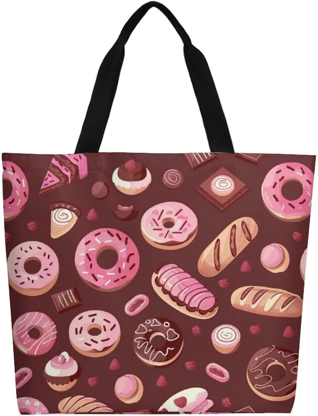 Canvas Tote Bag Large Women Casual Shoulder Bag Handbag Reusable Beach Shopping Grocery Bag For Outdoors