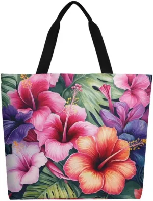 Canvas Tote Bag Large Women Casual Shoulder Bag Handbag Reusable Beach Shopping Grocery Bag For Outdoors