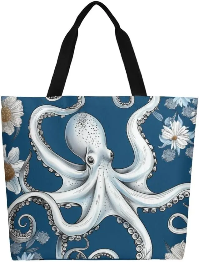 Canvas Tote Bag Large Women Casual Shoulder Bag Handbag Reusable Beach Shopping Grocery Bag For Outdoors