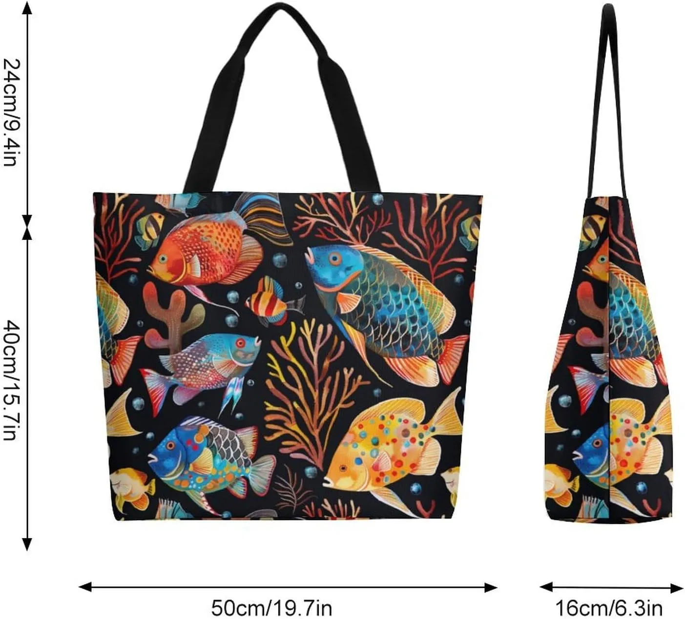Canvas Tote Bag Large Women Casual Shoulder Bag Handbag Reusable Beach Shopping Grocery Bag For Outdoors